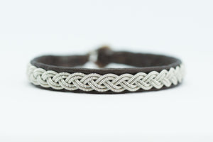 Sami, brown reindeer leather, Sami Bracelet, Tennarmband, Simply Sami Jewelry