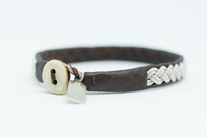 Sami, brown reindeer leather, Sami Bracelet, Tennarmband, Simply Sami Jewelry