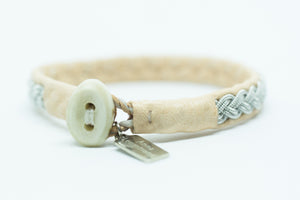 Sami, beige reindeer leather, Sami Bracelet, Tennarmband, Simply Sami Jewelry