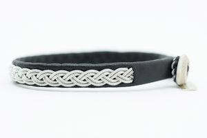 Sami, black reindeer leather, Sami Bracelet, Tennarmband, Simply Sami Jewelry