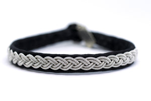 Sami,  black reindeer leather, Sami Bracelet, Tennarmband, Simply Sami Jewelry