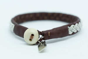 Sami, brown reindeer leather, Sami Bracelet, Tennarmband, Simply Sami Jewelry