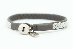 Sami, khaki reindeer leather, Sami Bracelet, Tennarmband, Simply Sami Jewelry