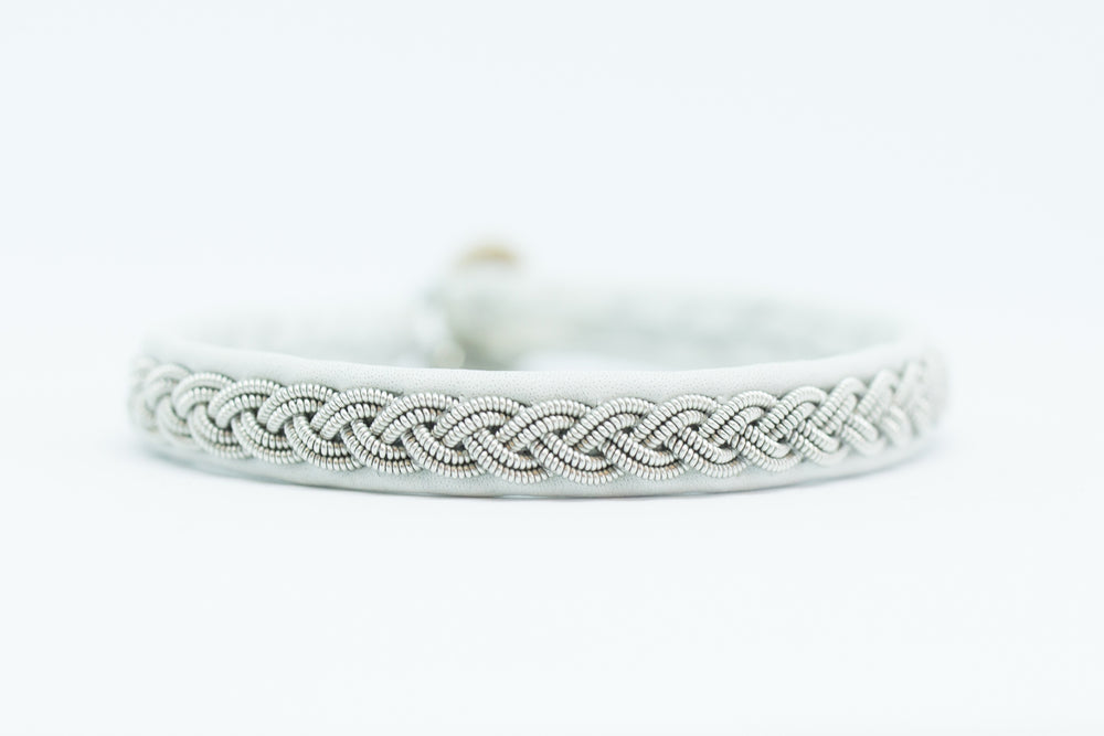 Sami, white reindeer leather, Sami Bracelet, Tennarmband, Simply Sami Jewelry