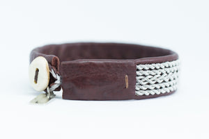 
                
                    Load image into Gallery viewer, Stream Leather Ban, Simply Sami Jewelry, Pemberton BC
                
            